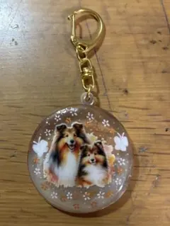 シェルティのキーホルダー ハンドメイド