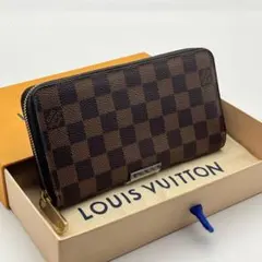 ルイヴィトン【箱付き 最高級美品】ダミエ エベヌ ジッピーウォレット 長財布