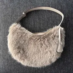 Herlipto Faux Fur Shoulder Bag mocha