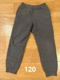 ユニクロ　裏ボアスウェットパンツ　120 グレー