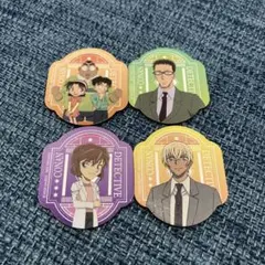コナン キャラクター マグネット　4個セット　くら寿司