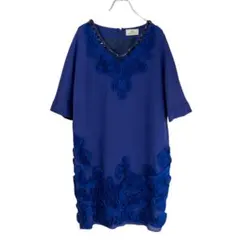 GRACE CONTINENTAL シルク100% ワンピース ビジュー 美品のサムネイル