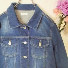 良品★ハニーズ　COLZA　デニムジャケット　M　 青　Gジャン