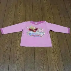 ヒスミニ　長袖Tシャツ　ピンク　80size