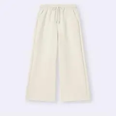 GU パフスウェットバギーパンツ 丈短め