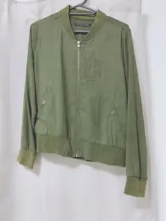 Heather オリーブグリーン MA-1ジャケット