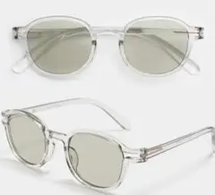 Ciqi Hein Clear / Light Grey サングラス damon