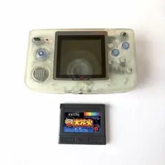 動作確認済】ネオジオポケットカラー プラチナブルー 本体 デルソル2 