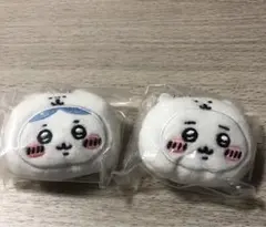 ナガノマーケット 鈴入りおかおマスコット ちいかわ　ハチワレ