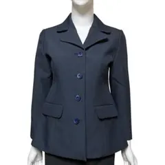 ネイビー　テーラードジャケット　上着