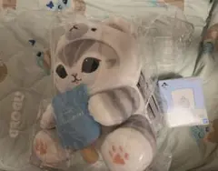 mofusand 一番くじ A賞 シロクマにゃん ぬいぐるみ　モフサンド　グラスのサムネイル