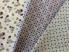 USA コットンサーティーズ復刻柄　30’s Aunt Grace ニワトリ親子