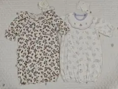 バースデイ　ロンパース2点セット