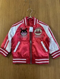 【新品未使用】アンパンマン スカジャンレッド90cm