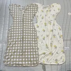 Konny コニー　Newbornモダールスワドルスーツ２枚セット　6m