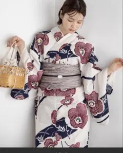 花柄浴衣・帯セットのサムネイル