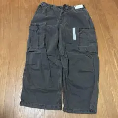 GU デニムワイドカーゴパンツ XL