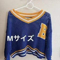 シアトップス　Vネック　Mサイズ
