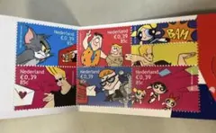 海外切手　オランダ 漫画切手 5枚セット