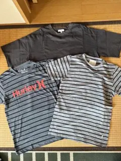 半袖ボーダーTシャツ3枚セット‼︎サタデーズサーフ HurleyX アローズ