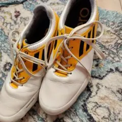 adidas Sprintweb ゴルフシューズ ホワイト/イエロー