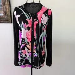 LEONARD FASHION 五分袖 トップス ブラック 44 - メルカリ
