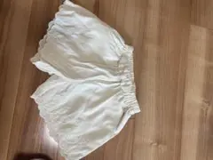80cm 白色　ショートパンツ　新品未使用