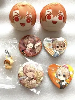 七瀬陸 Teddy バレンタイン 缶バッジ 七瀬陸】アイドリッシュセブン 描き起こし ミニキャラ