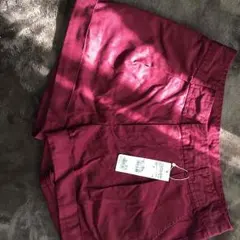 値下げ！ローリーズファーム★ボルドー★ショートパンツ
