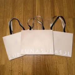 LUNASOL ショップ袋 3枚セット