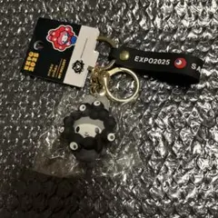 万博限定 黒ミャクミャク なりきりキーホルダー　マイメロ