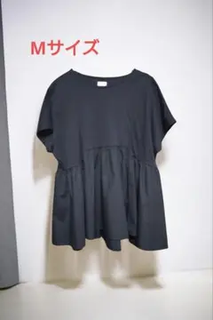 アーバンリサーチDOORS　レディースファッションネイビー半袖チュニックMサイズ
