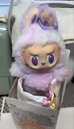 正規品 ラブブ LABUBU エナジー purple 紫　ポップマート