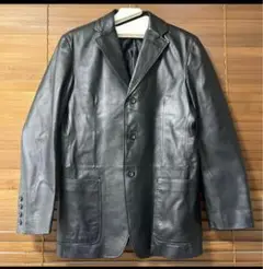 COMME CA ISM コムサイズム レザージャケット Lサイズ