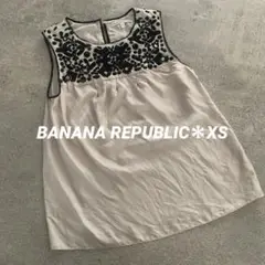 BANANA REPUBLIC＊カットソー＊シャツ＊光沢＊ノースリーブ＊XS