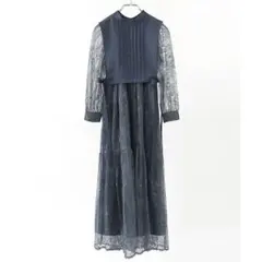 Dorry Doll サイドリボンベスト×レースドレス　お呼ばれドレス