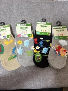 ピクミン キッズ靴下 4足セット 15-20cm