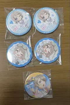 渡辺曜 ハート型ホログラム缶バッジ Aqours ver. - メルカリ