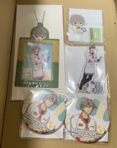 テニスの王子様　アメリカンダイナー　白石蔵ノ介　アクスタ　缶バッジ　セット