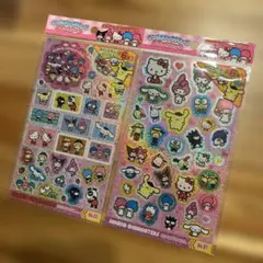 サンリオキャラクター ホログラムシール 2シート