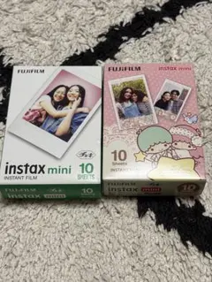 希少　富士フィルム　チェキフィルムinstax mini 10枚 キキララ10枚