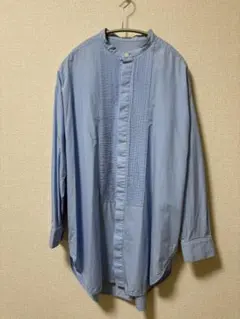 トラディショナルウェザーウェア ピンタックビッグタックアップシャツ