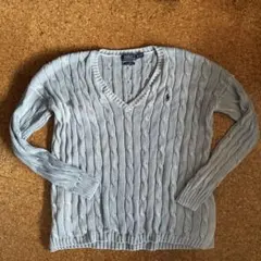 Polo Ralph Lauren ケーブル編みニット XS 古着