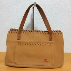 BURBERRY バーバリー ベージュ キャンバス トートバッグ