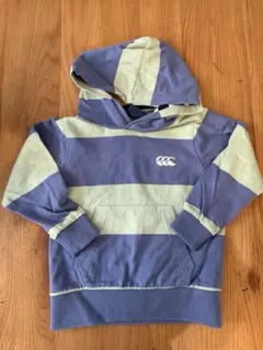 ほぼ未使用 canterbury カンタベリー ストライプ パーカー 110