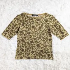 MACPHEE 日本製 花柄 半袖Tシャツ Mサイズ コットン100%のサムネイル