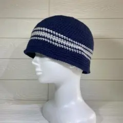 A027 クラッシャーハット バケットハット クロシェハット ニット帽 ビーニー