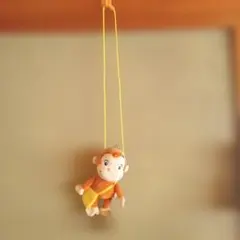 Curious George おさるのジョージぬいぐるみ ストラップ付き