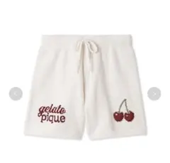 ジェラートピケ　ベビモコチェリージャガードショートパンツ