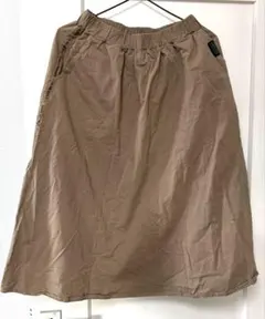 レピピアルマリオ　Lサイズ　ブラウン　ラインロングスカート